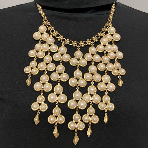 Stella & Dot Pearl Necklace - Picture 1 of 6